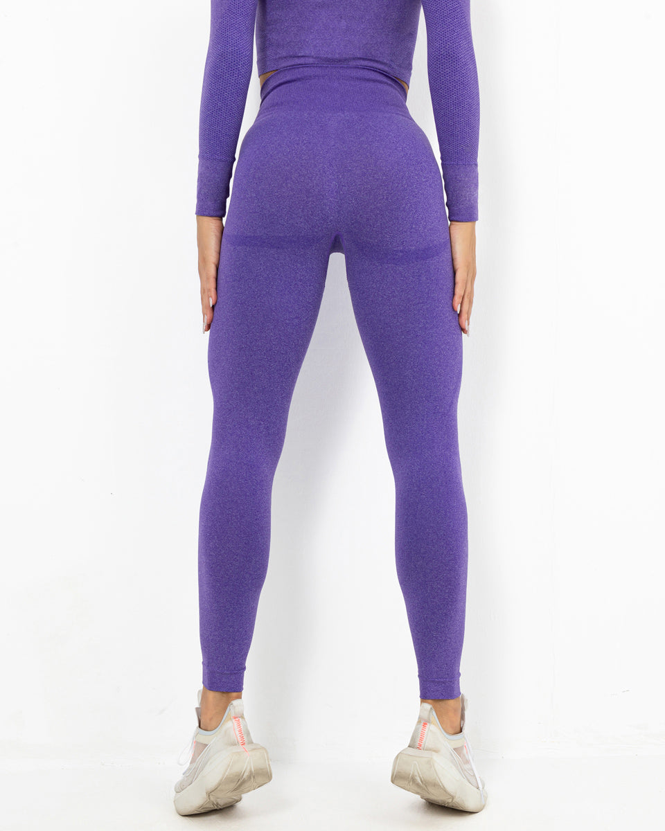Leggings senza cuciture Felicity - Viola