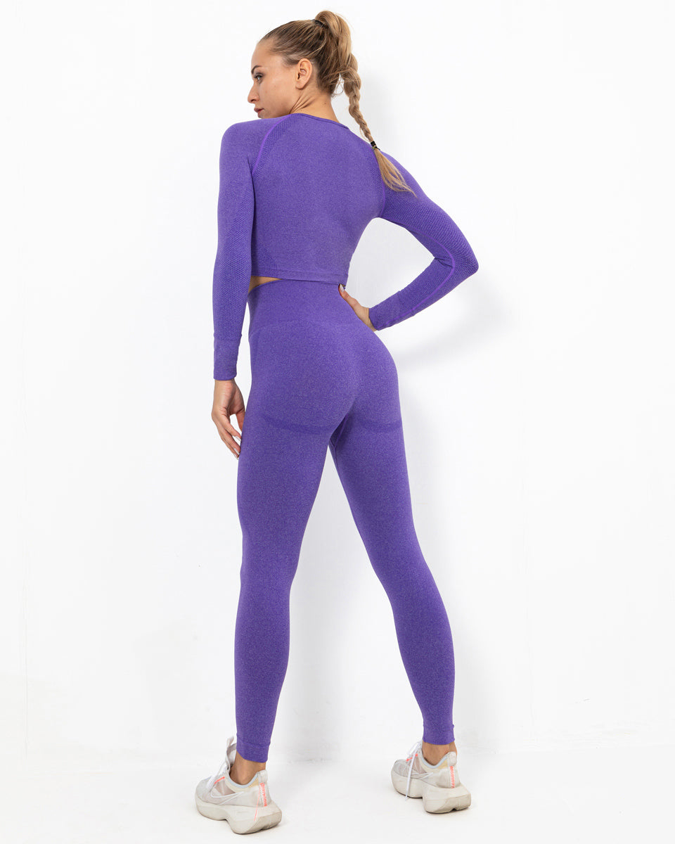 Leggings senza cuciture Felicity - Viola