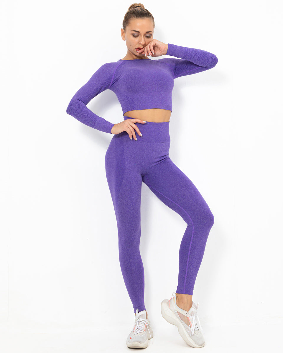 Leggings senza cuciture Felicity - Viola