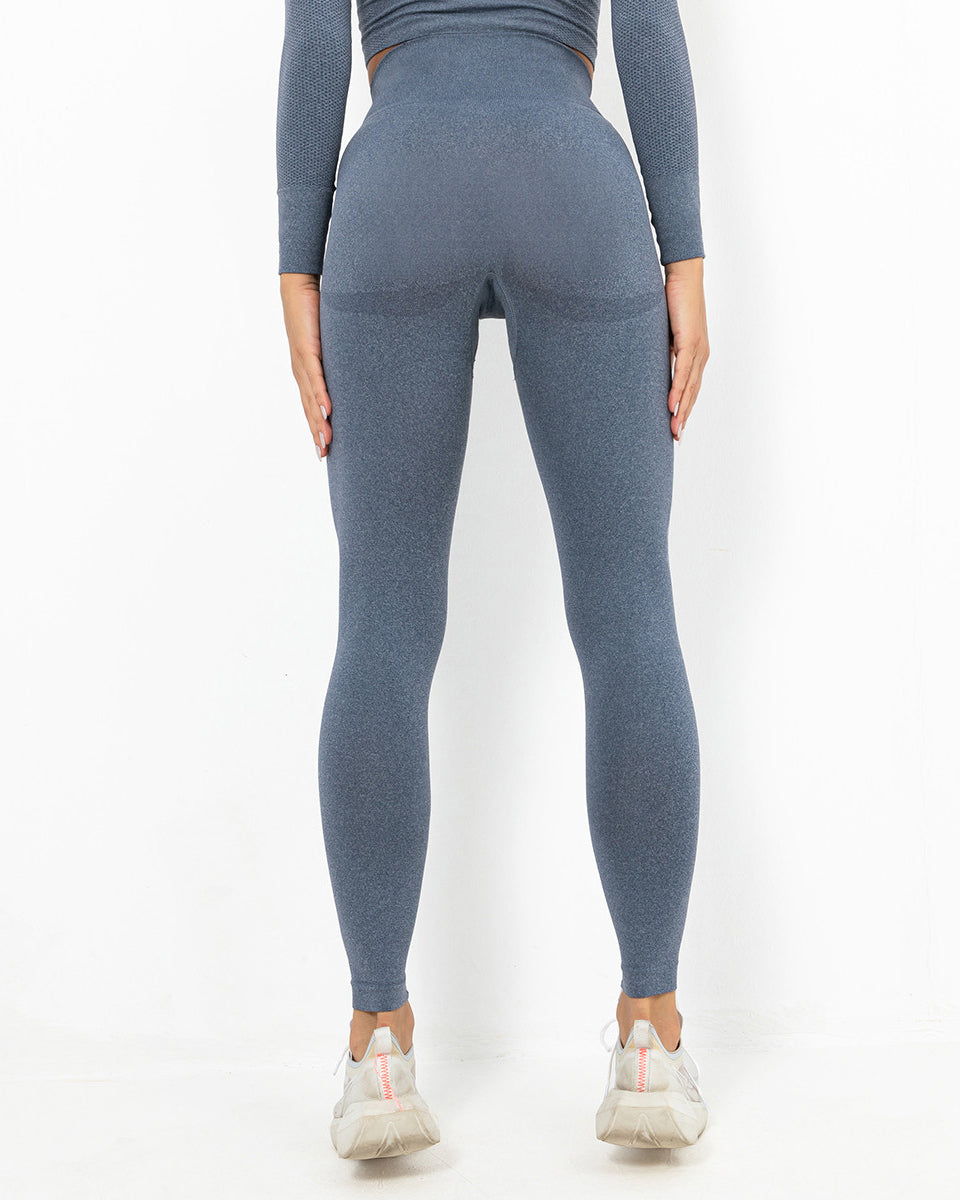 Leggings senza cuciture Felicity - Blu Grigio