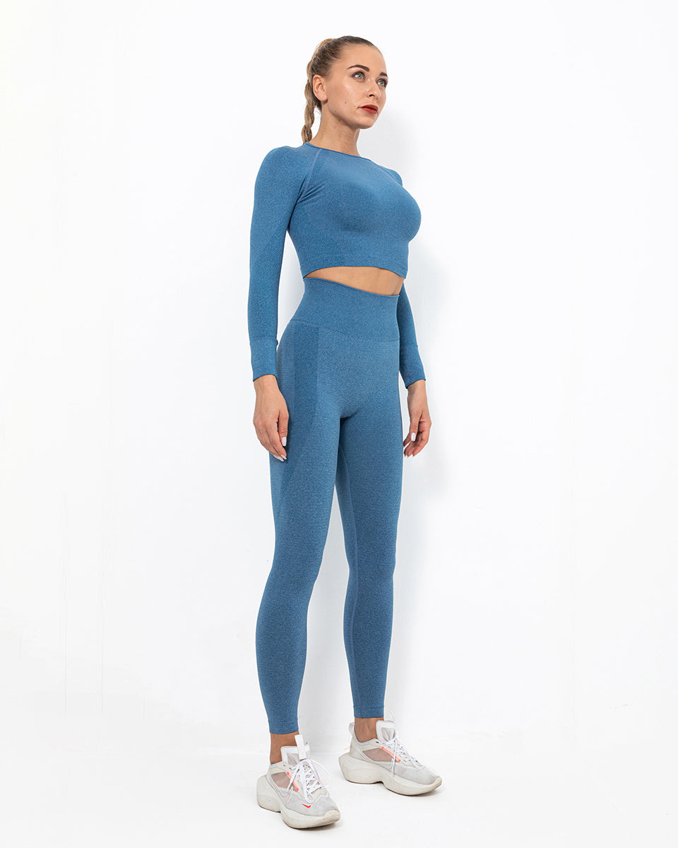 Leggings senza cuciture Felicity - Blu