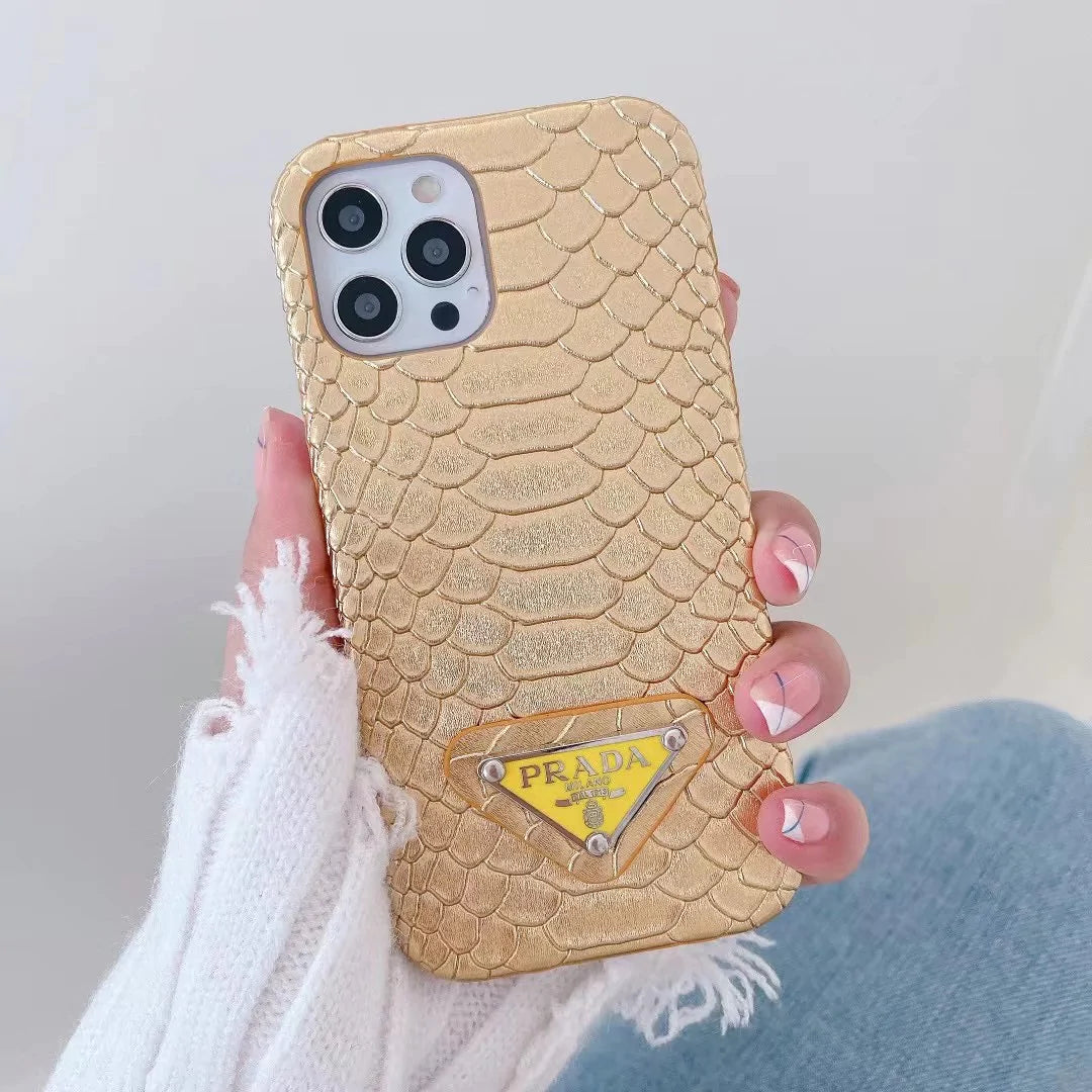 Custodia Galaxy in pelle di serpente per Samsung