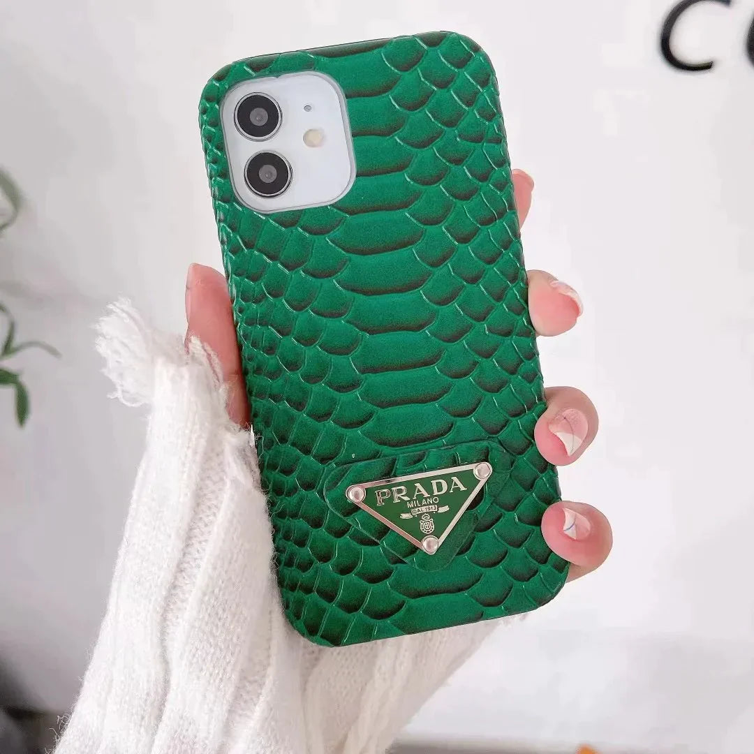 Custodia Galaxy in pelle di serpente per Samsung
