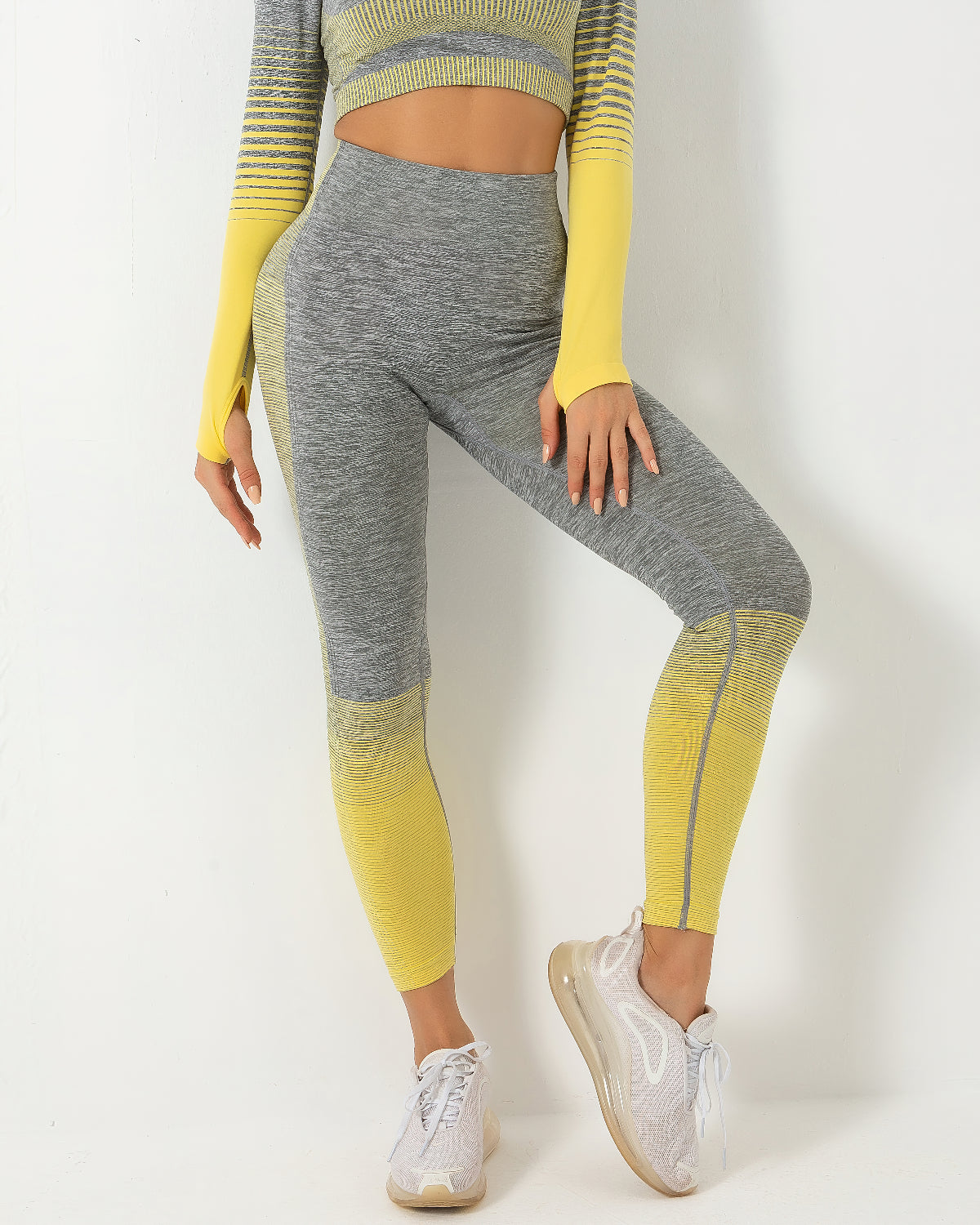Leggings senza cuciture Harmony - Giallo