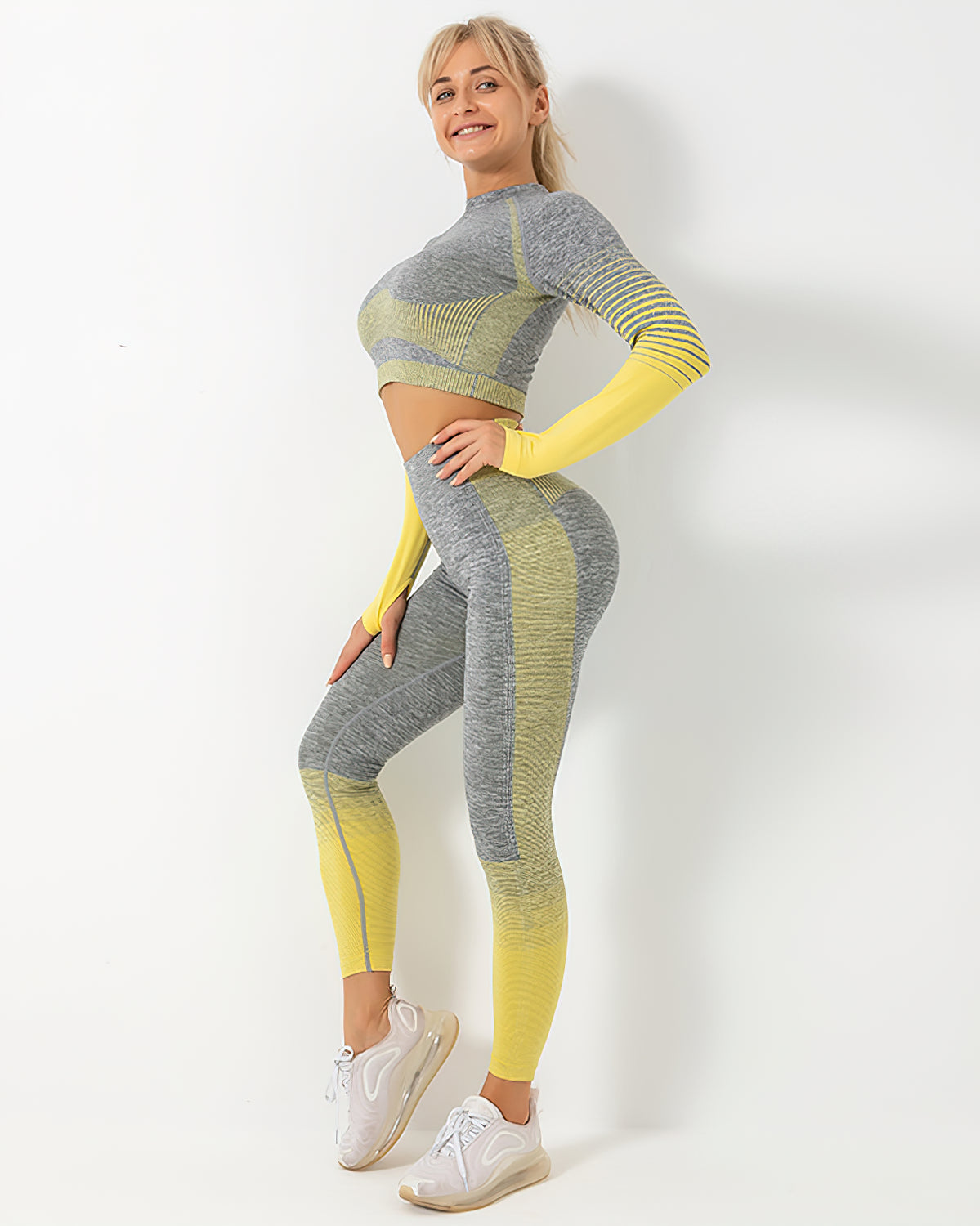 Leggings senza cuciture Harmony - Giallo