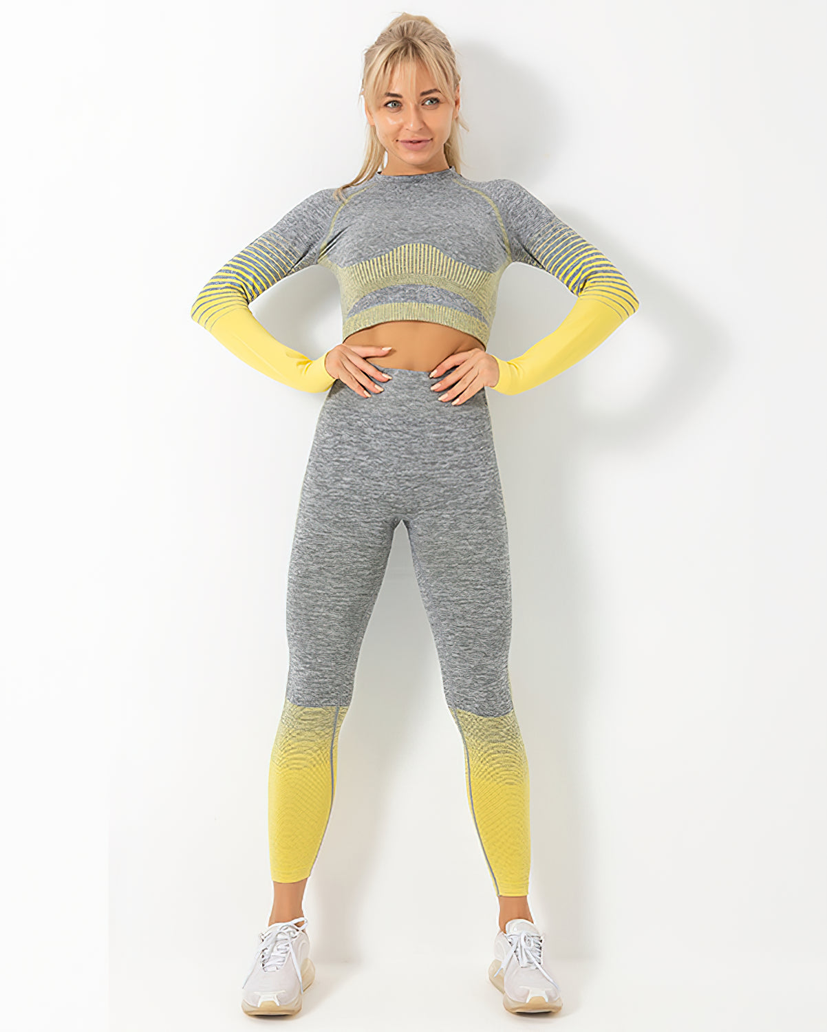 Leggings senza cuciture Harmony - Giallo