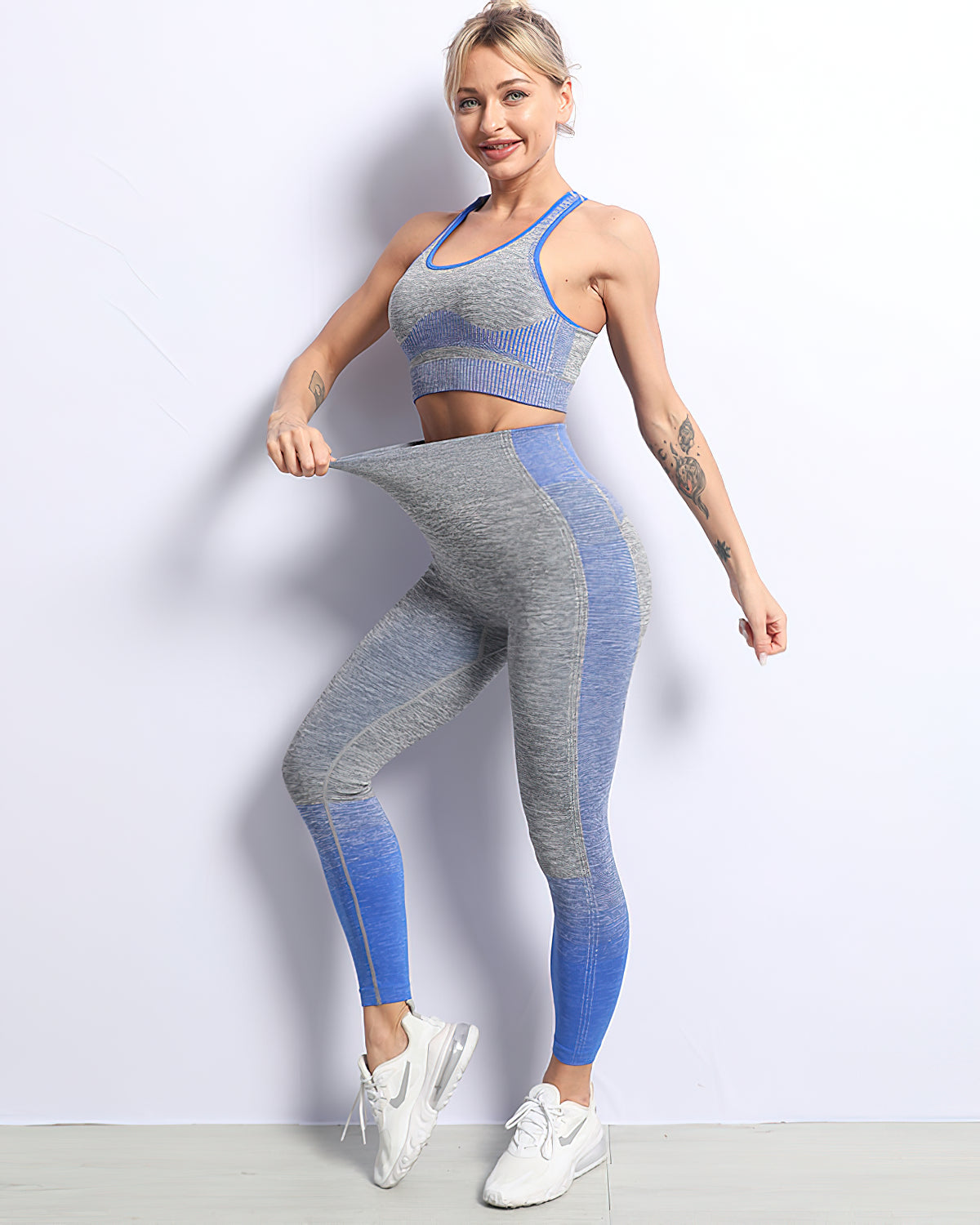 Leggings senza cuciture Harmony - Blu