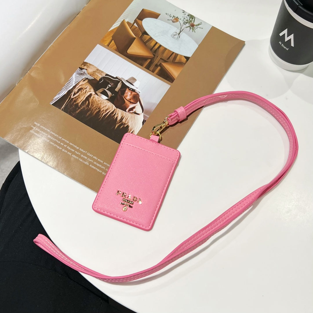Porta carte di credito in pelle alla moda