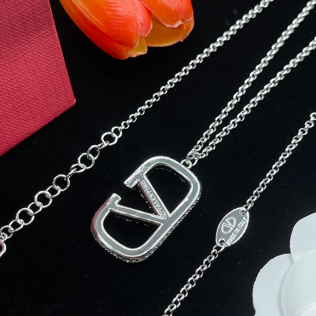 Vintage Silber Diamant Schmuckset