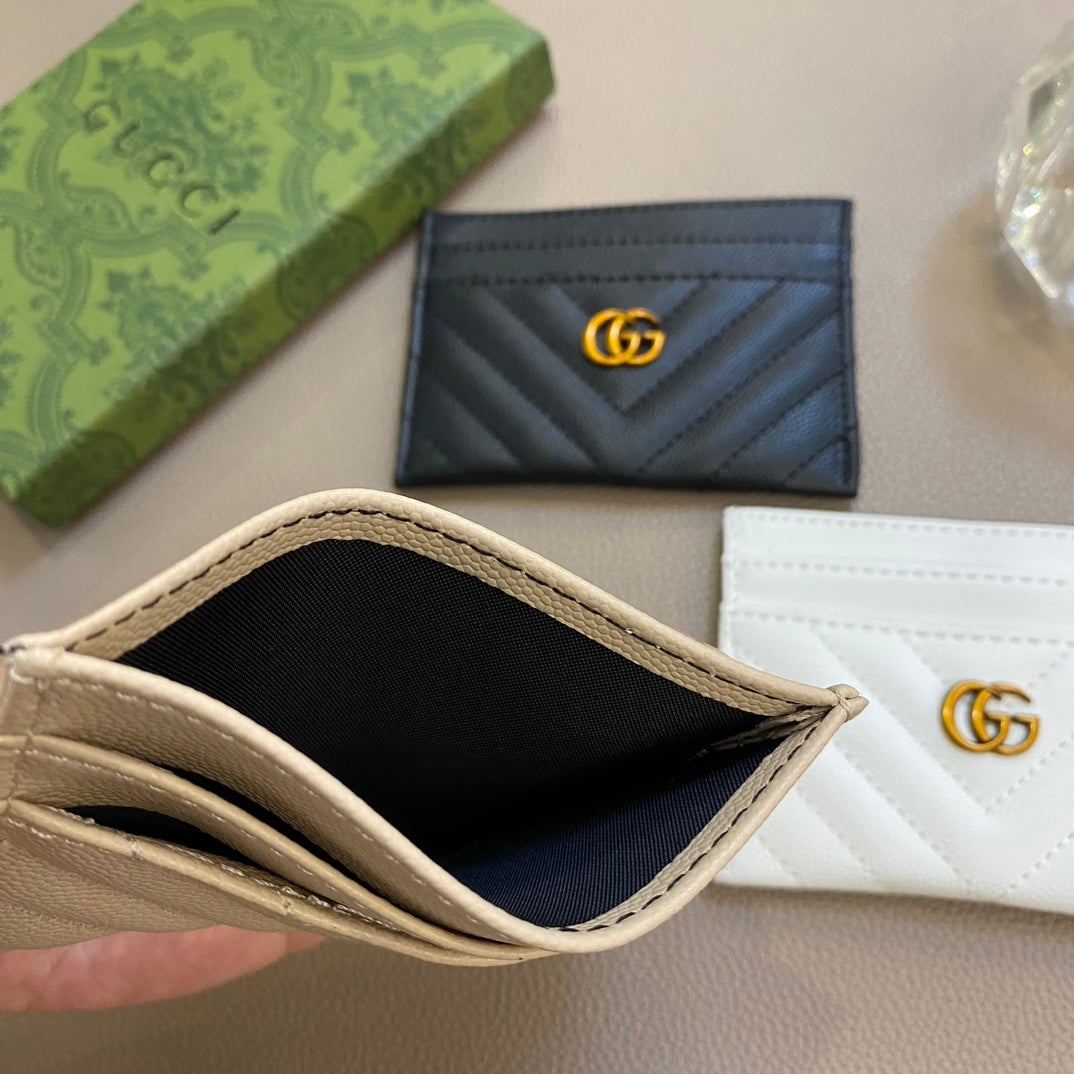 Porta carte semplice in pelle