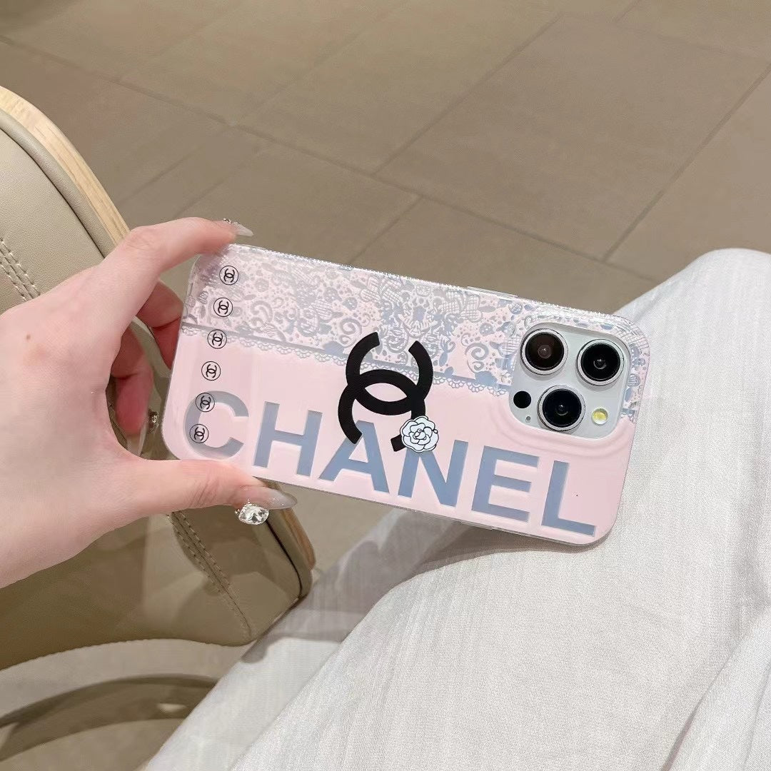 Custodia per telefono con motivo floreale alla moda per iPhone