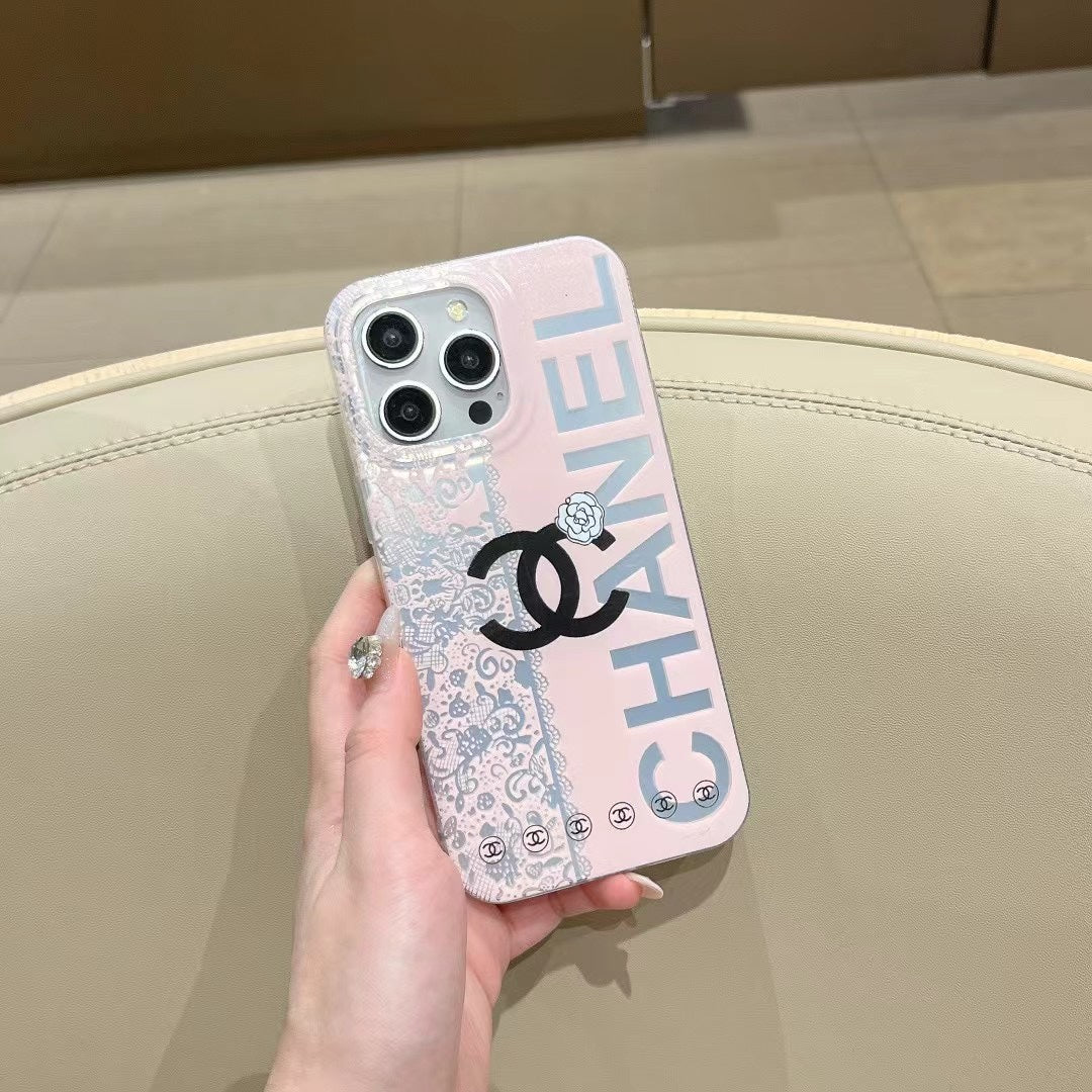 Custodia per telefono con motivo floreale alla moda per iPhone
