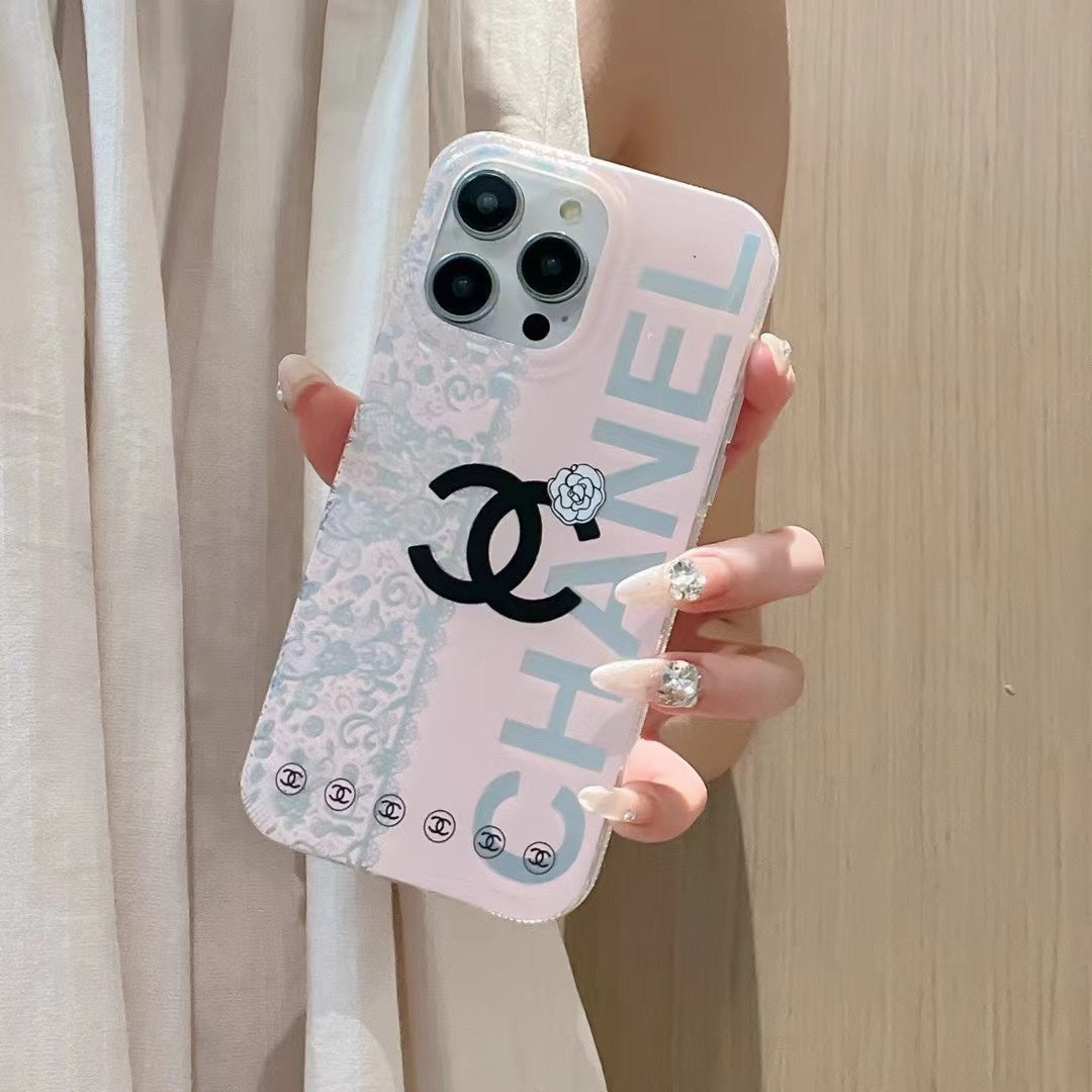 Custodia per telefono con motivo floreale alla moda per iPhone