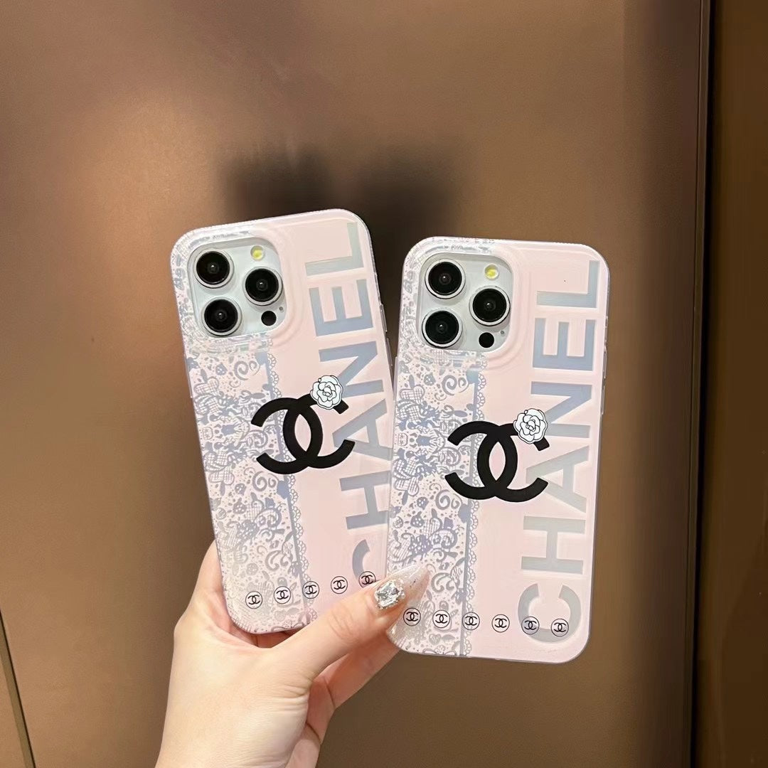 Custodia per telefono con motivo floreale alla moda per iPhone