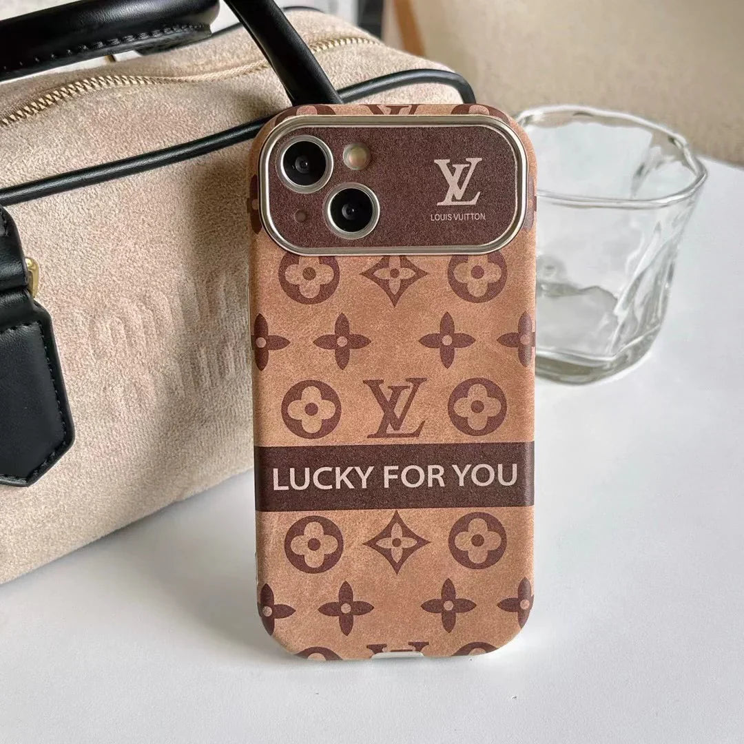 Custodia marrone vintage per iPhone (stile 3)