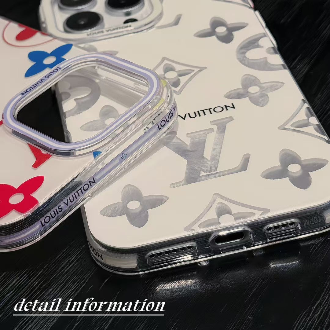 Custodia per telefono in acrilico goffrato per iPhone