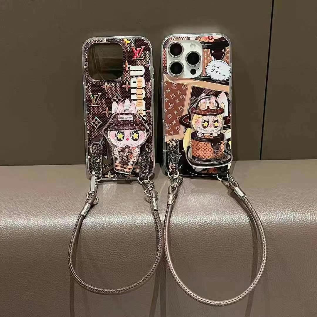 Custodia per telefono con supporto magnetico a forma di cartone animato per iPhone