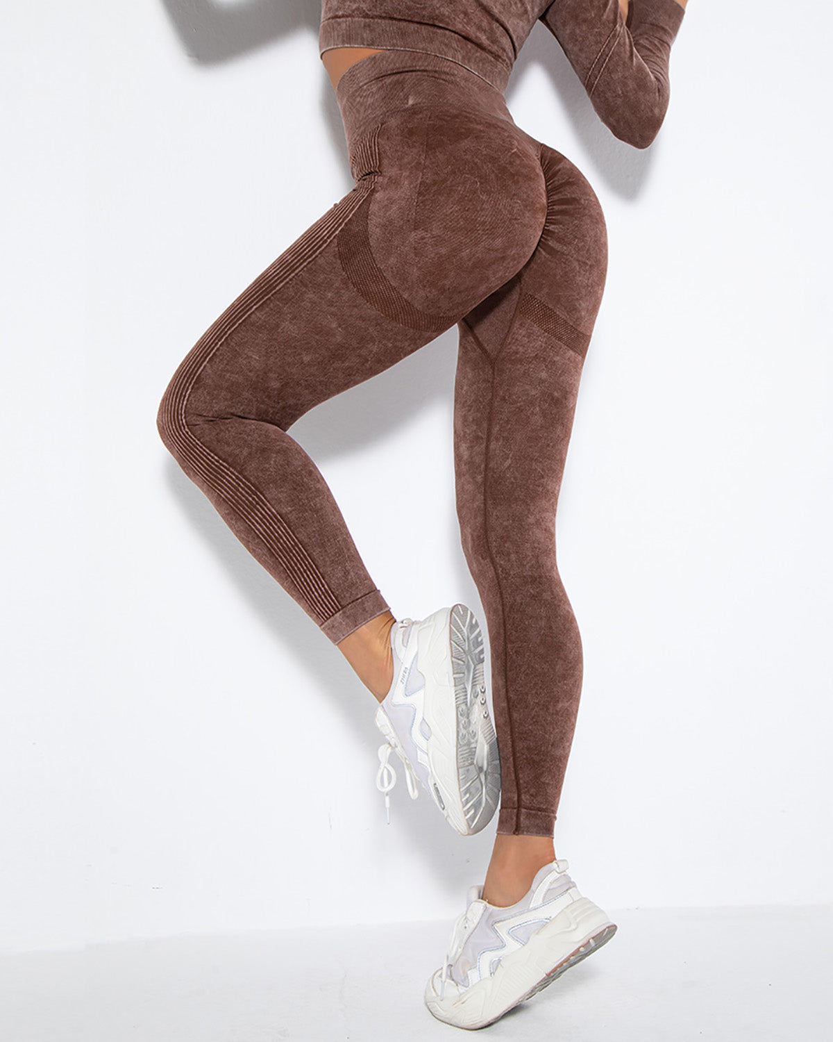 Leggings senza cuciture Idalyne - Marrone