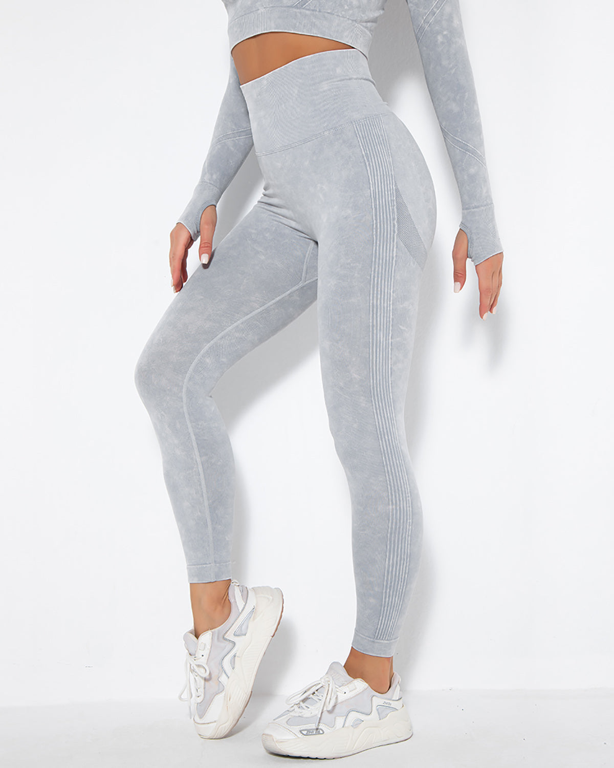 Leggings senza cuciture Idalyne - Grigio