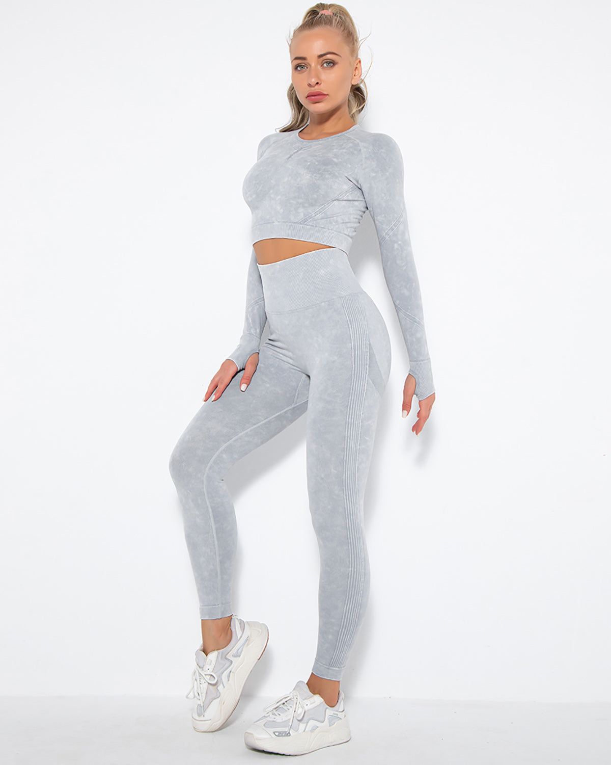 Leggings senza cuciture Idalyne - Grigio
