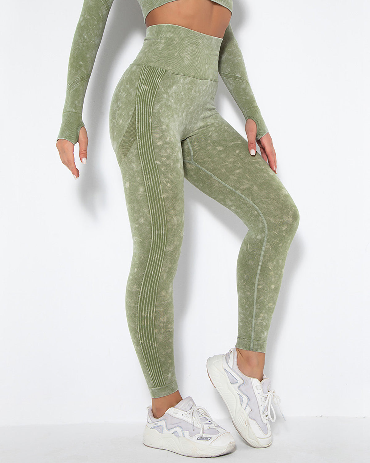 Leggings senza cuciture Idalyne - Verde