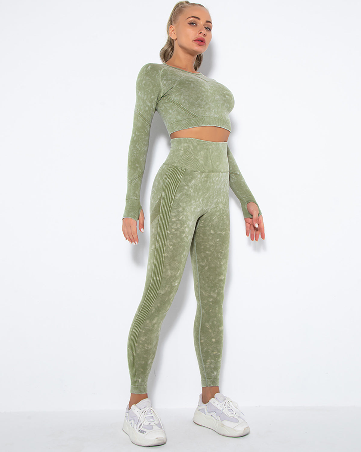 Leggings senza cuciture Idalyne - Verde