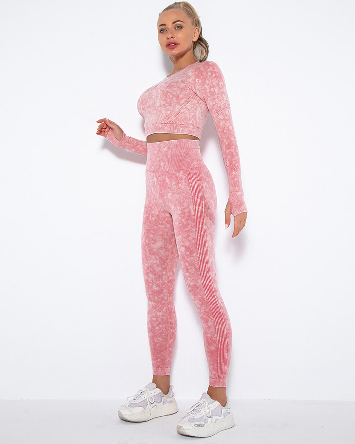 Leggings senza cuciture Idalyne - Rosa