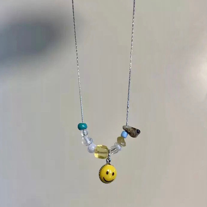 Collana Smiley & Beads anni 2000
