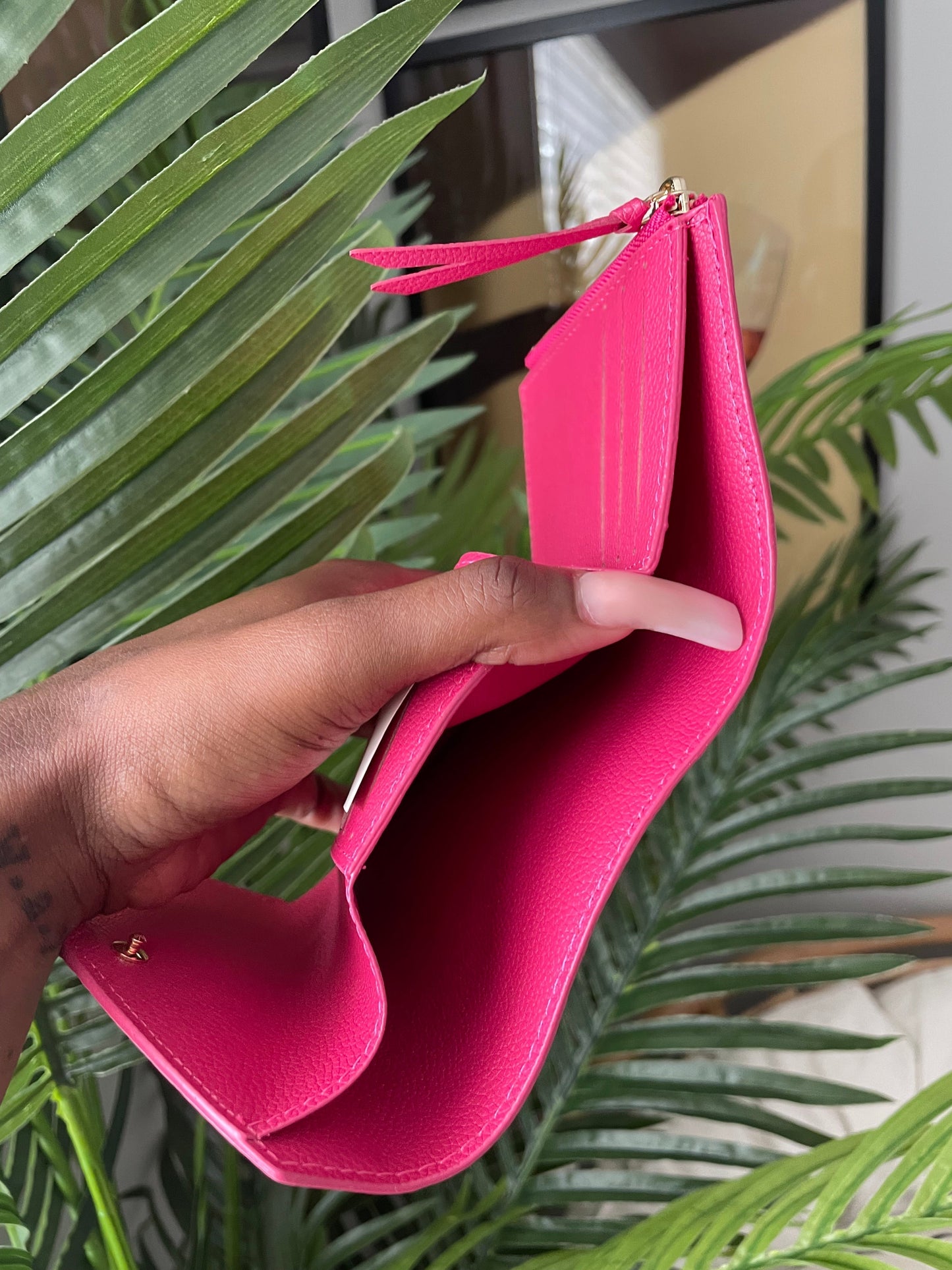 Fermagli per portafoglio rosa scuro