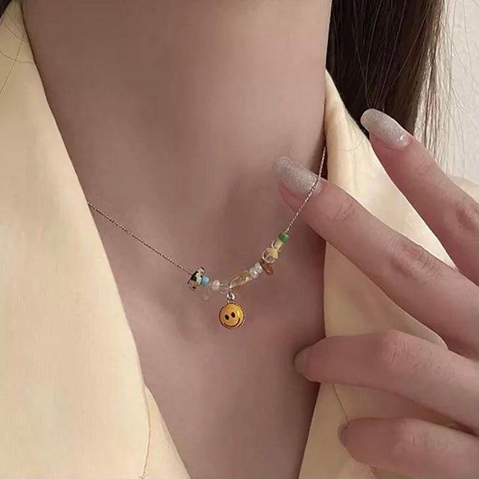 Collana Smiley & Beads anni 2000