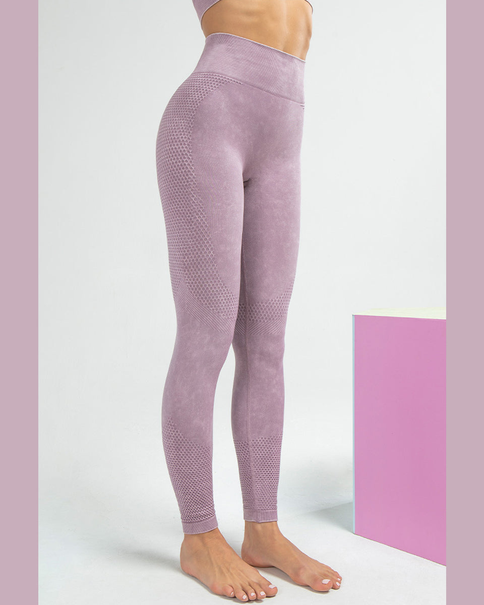 Leggings senza cuciture Infinity - Viola chiaro