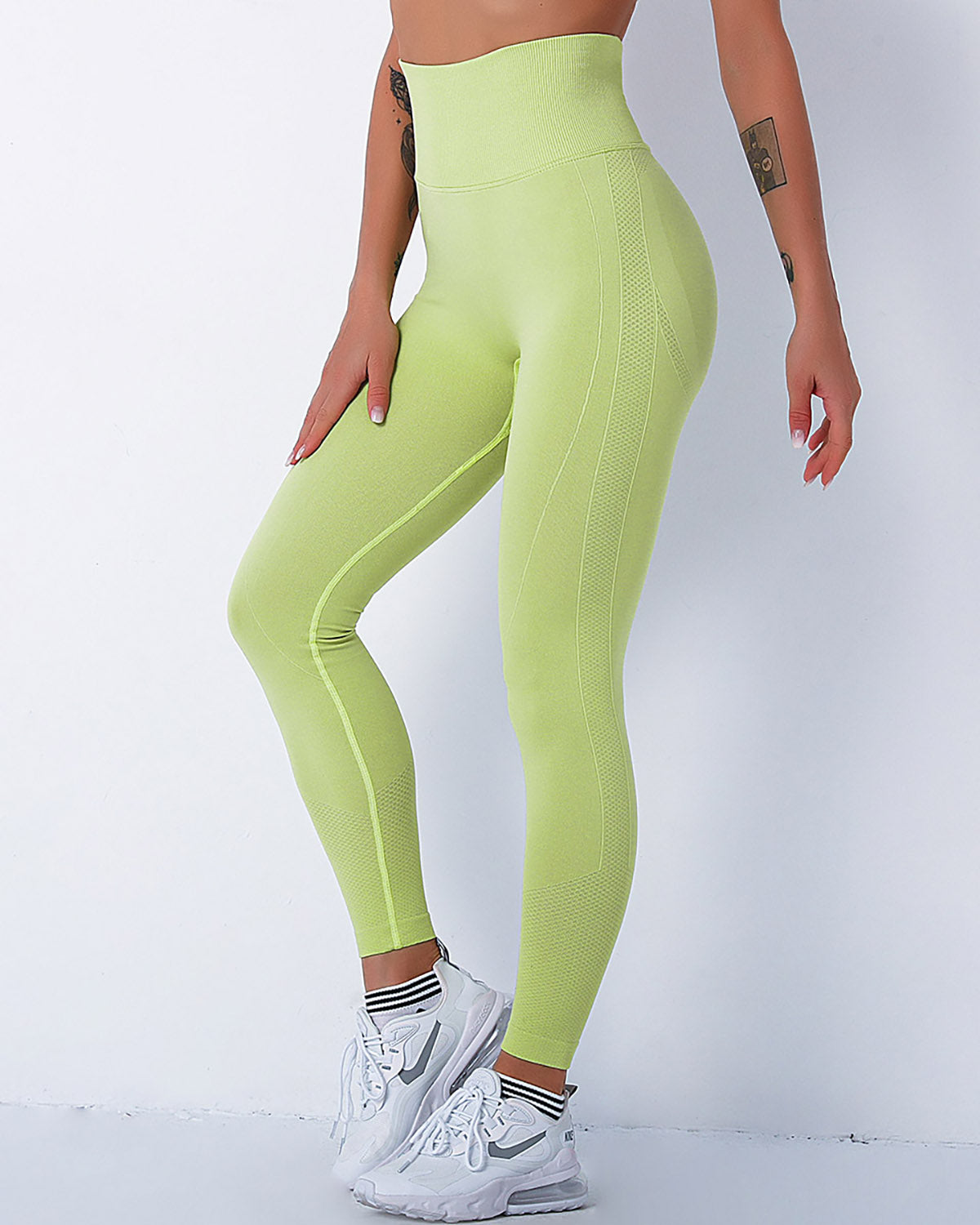Leggings senza cuciture Jiulia Blanc - Verde