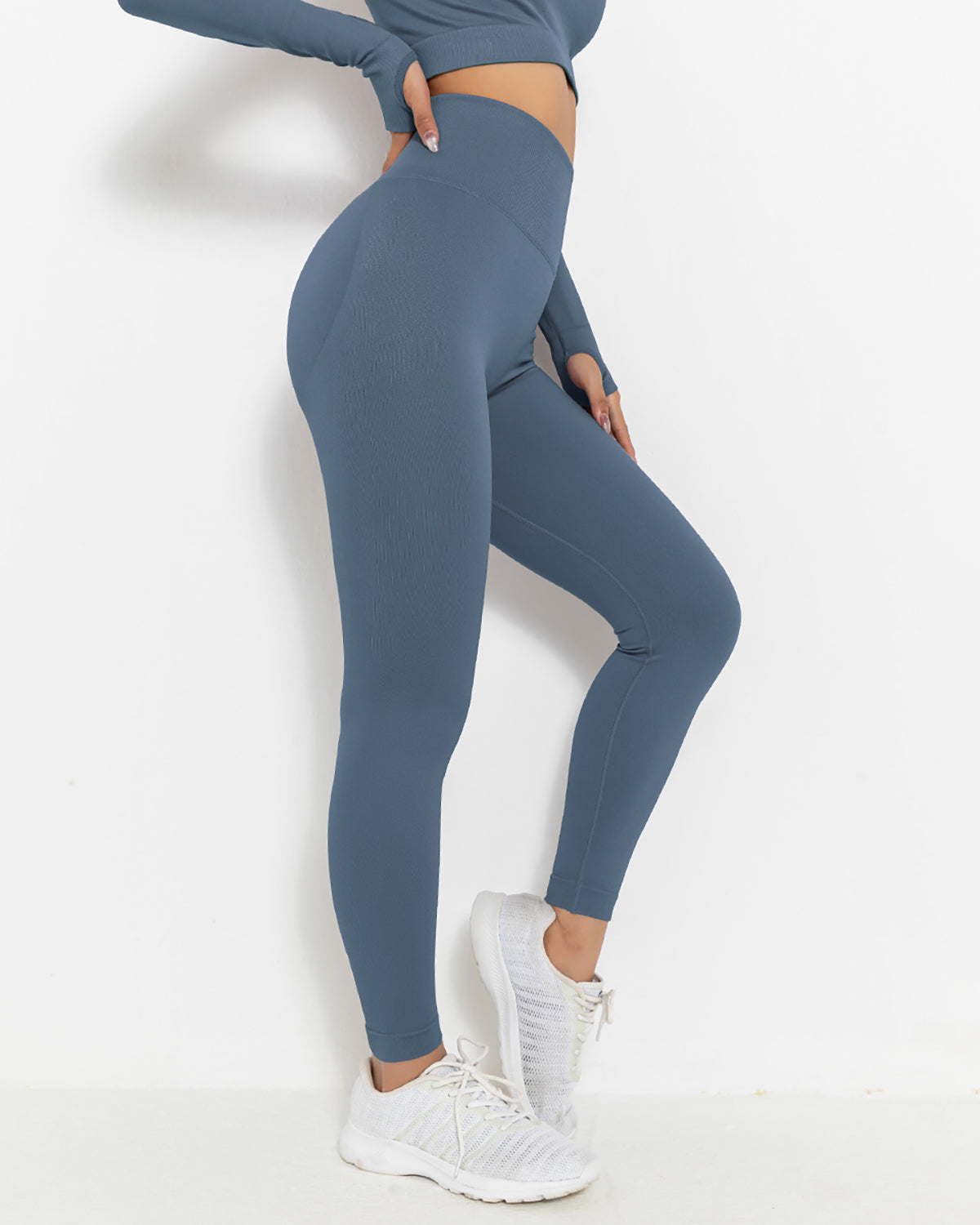 Leggings senza cuciture Lior - Blu