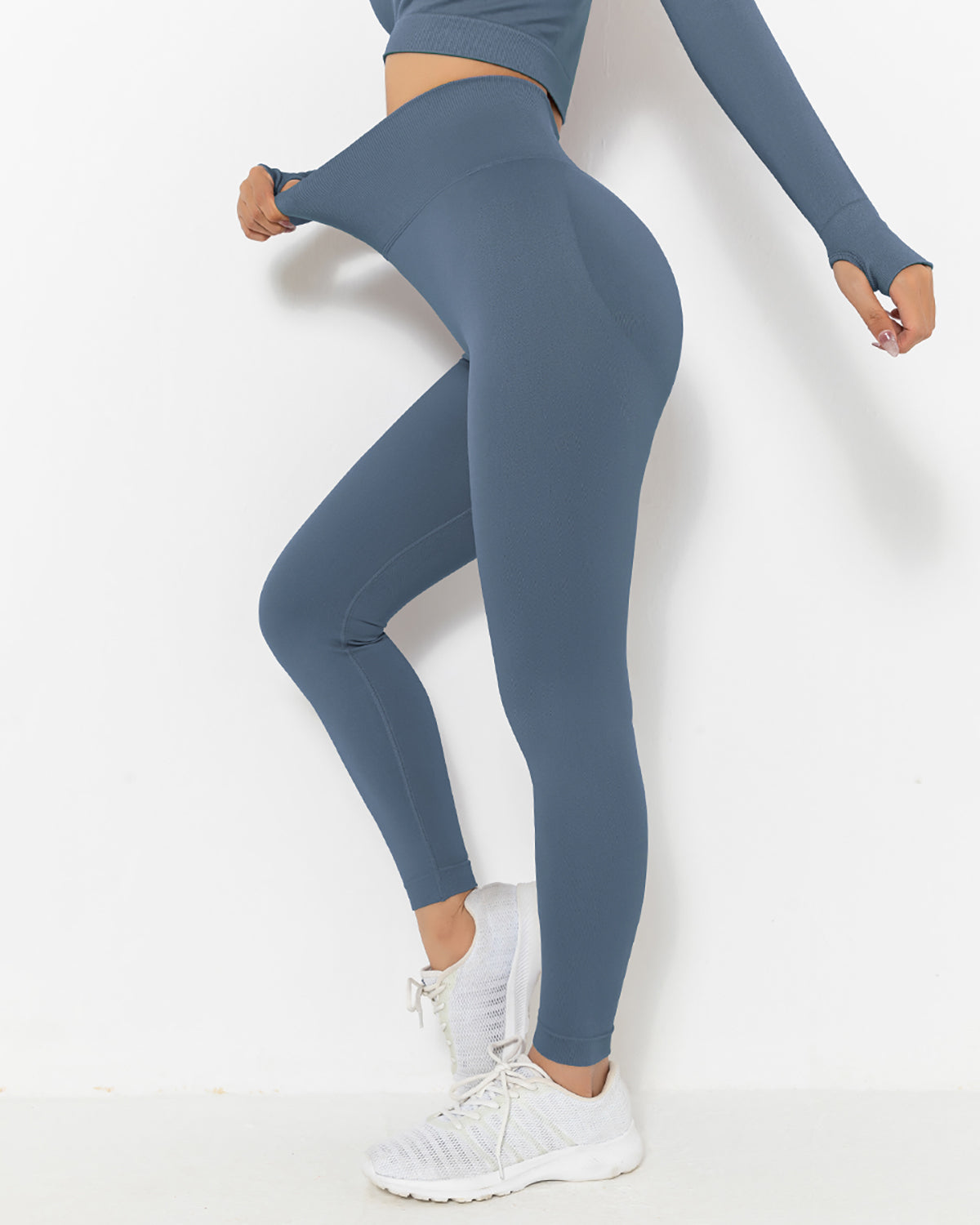 Leggings senza cuciture Lior - Blu