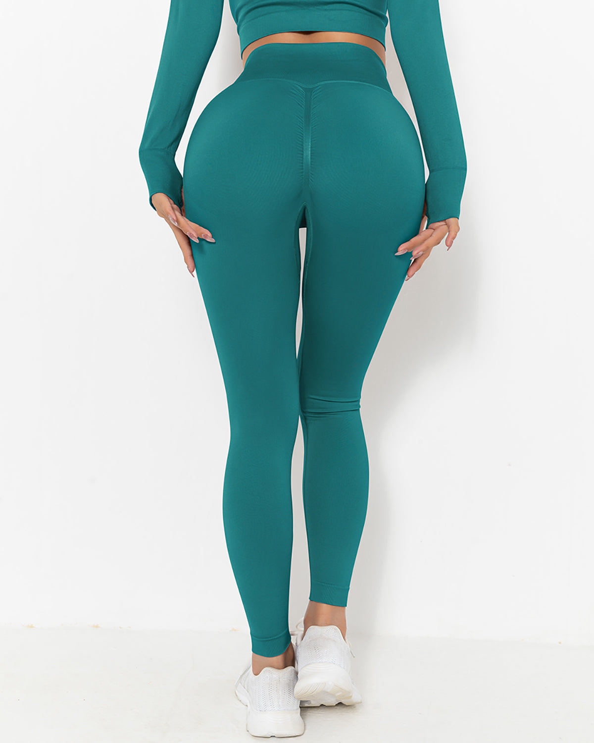 Leggings senza cuciture Lior - Verde acqua