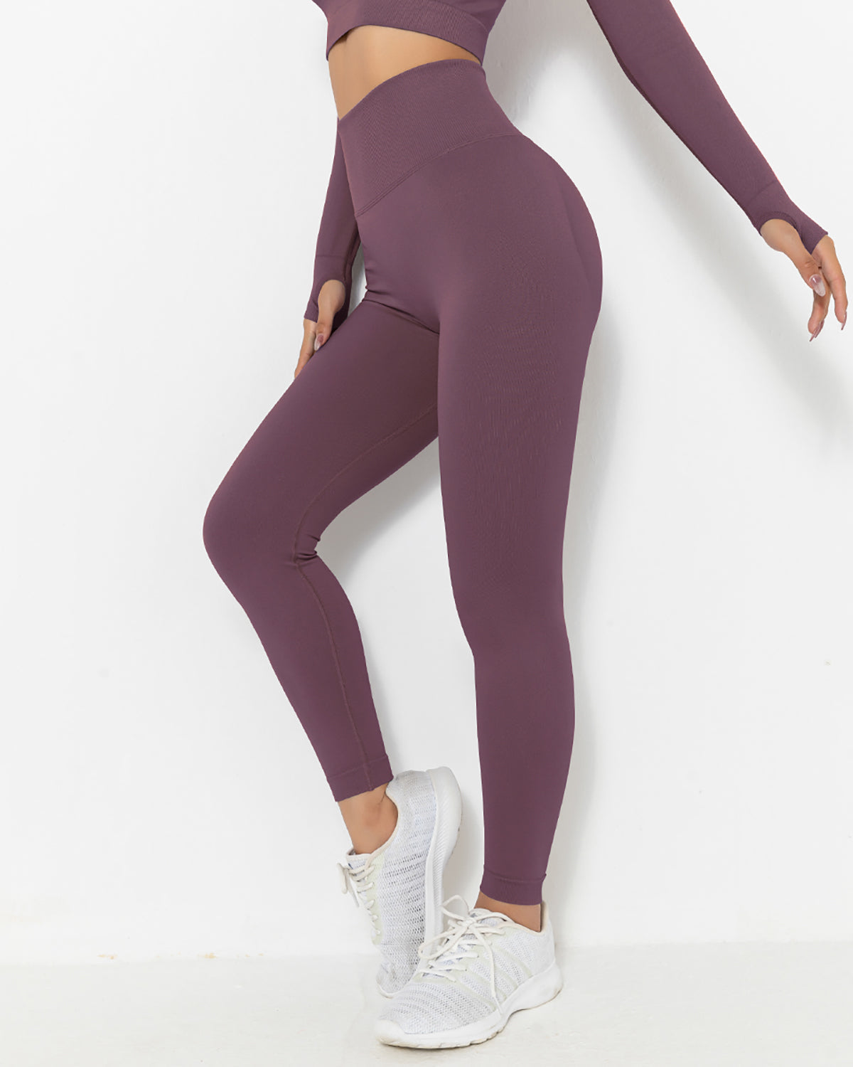 Leggings senza cuciture Lior - Viola