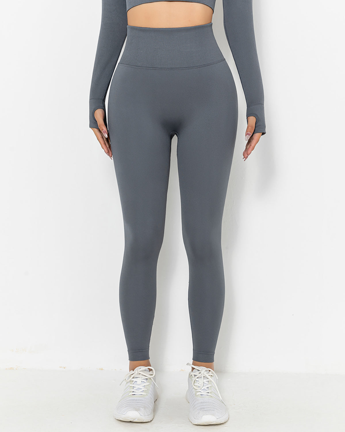 Leggings senza cuciture Lior - Grigio scuro