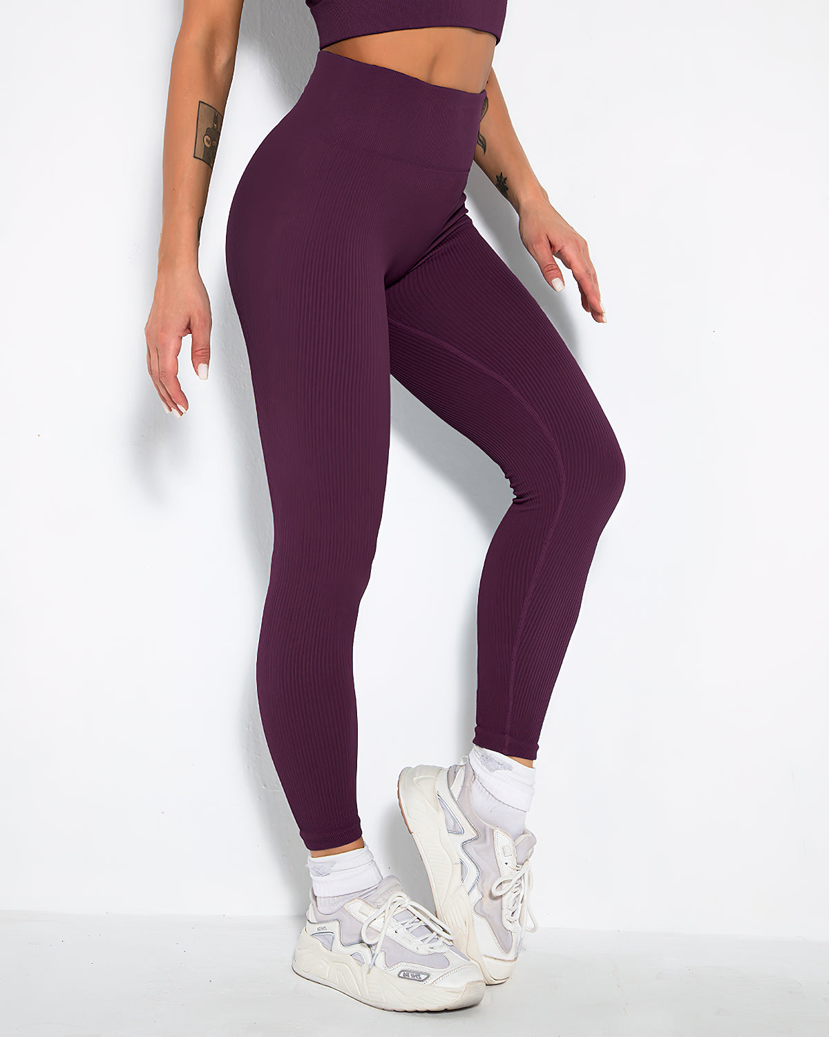 Leggings senza cuciture a coste Nieve - Finn