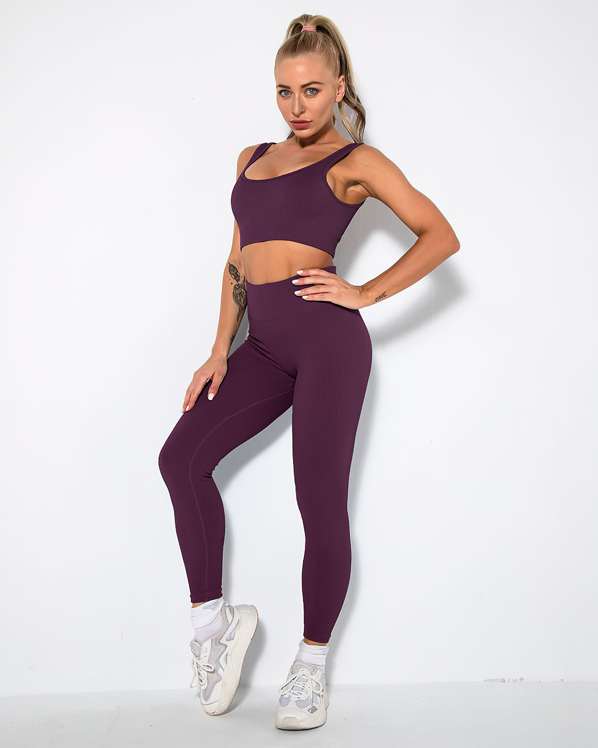 Leggings senza cuciture a coste Nieve - Finn