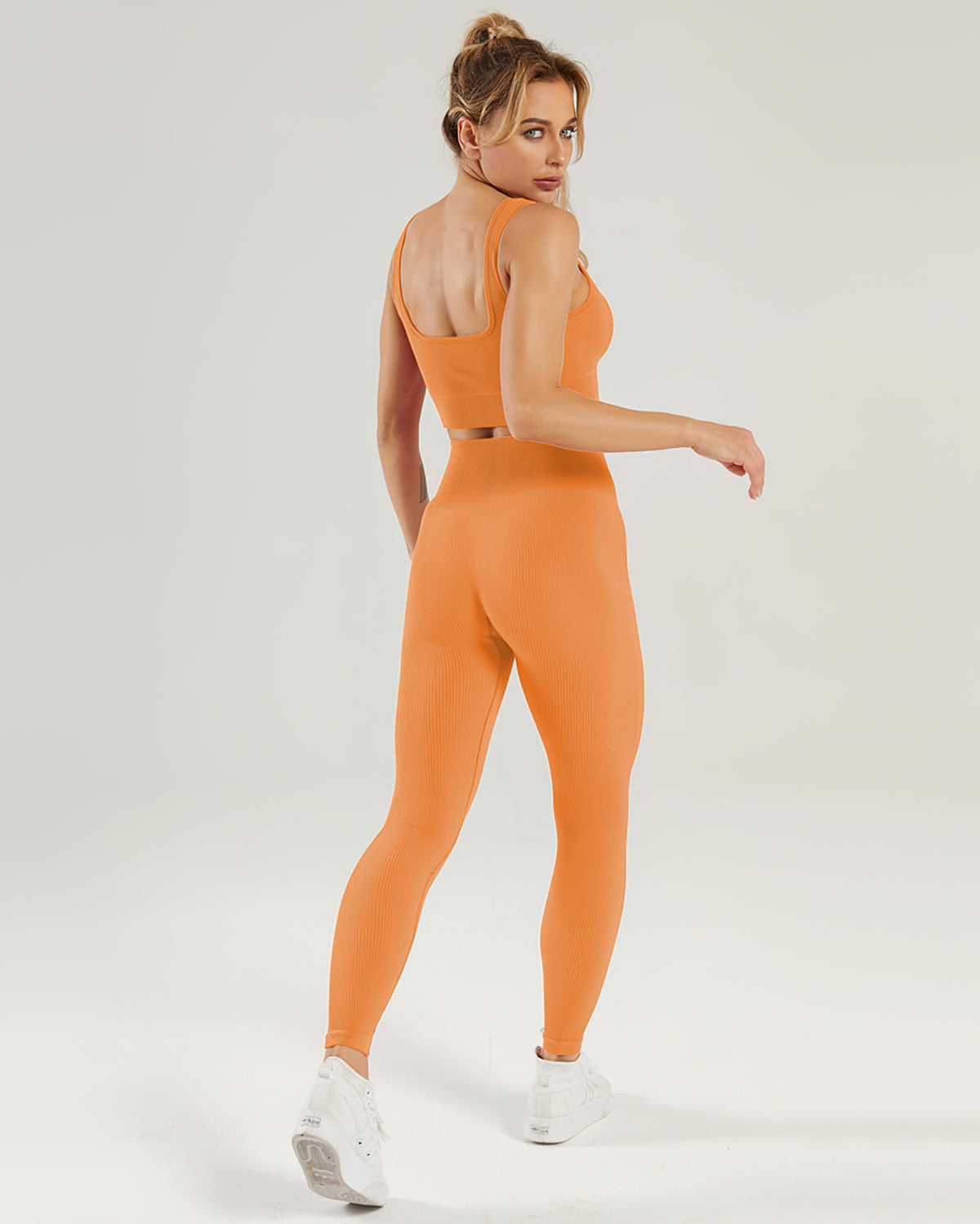 Leggings senza cuciture a coste Nieve - Jaffa