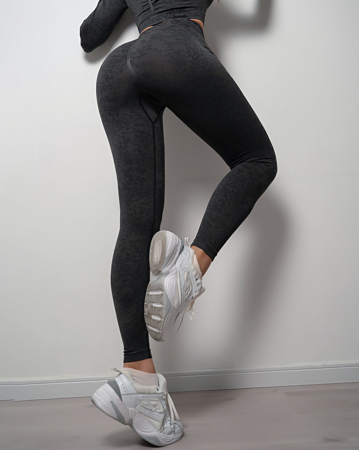Leggings senza cuciture Omira - Nero