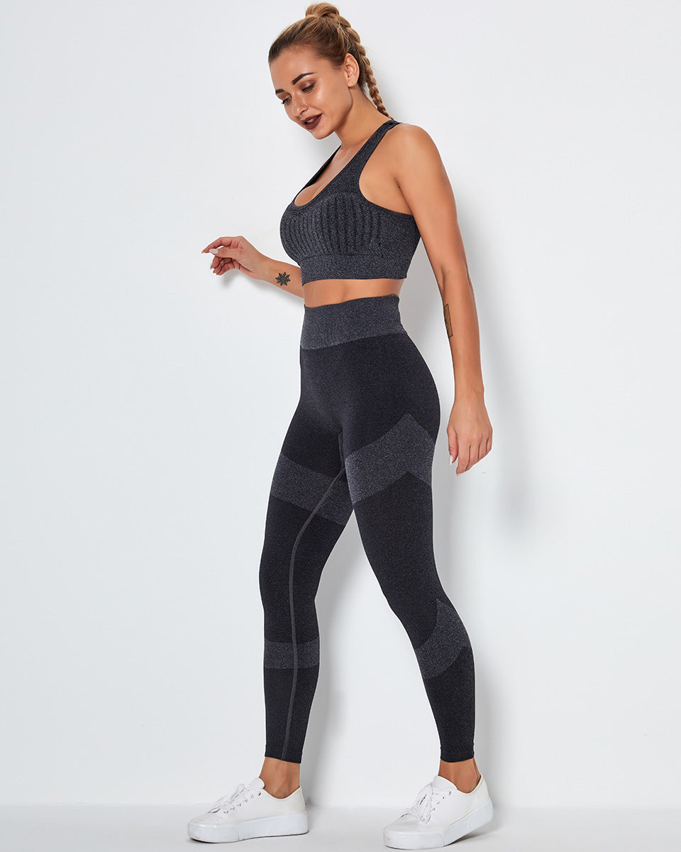 Leggings senza cuciture Penelope - Nero