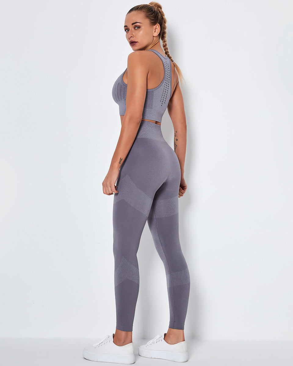 Leggings senza cuciture Penelope - Grigio