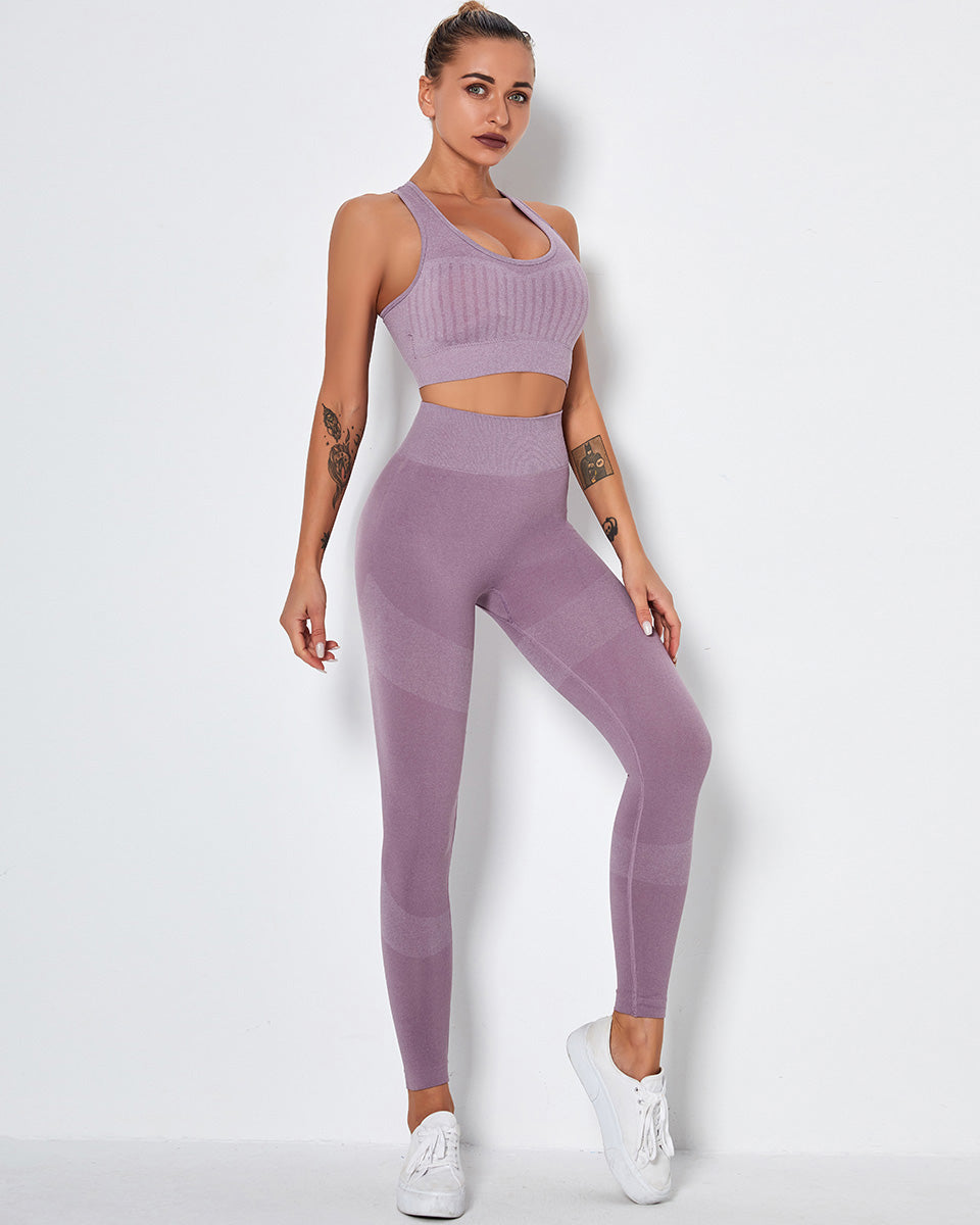 Leggings senza cuciture Penelope - Viola chiaro