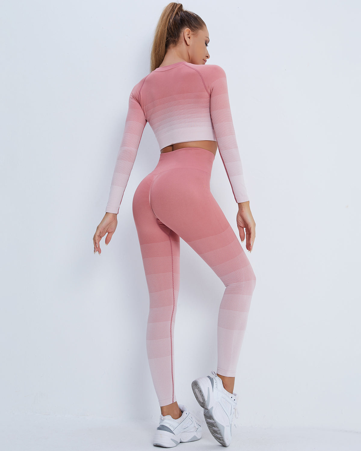 Leggings senza cuciture Qeuryn - Rosa