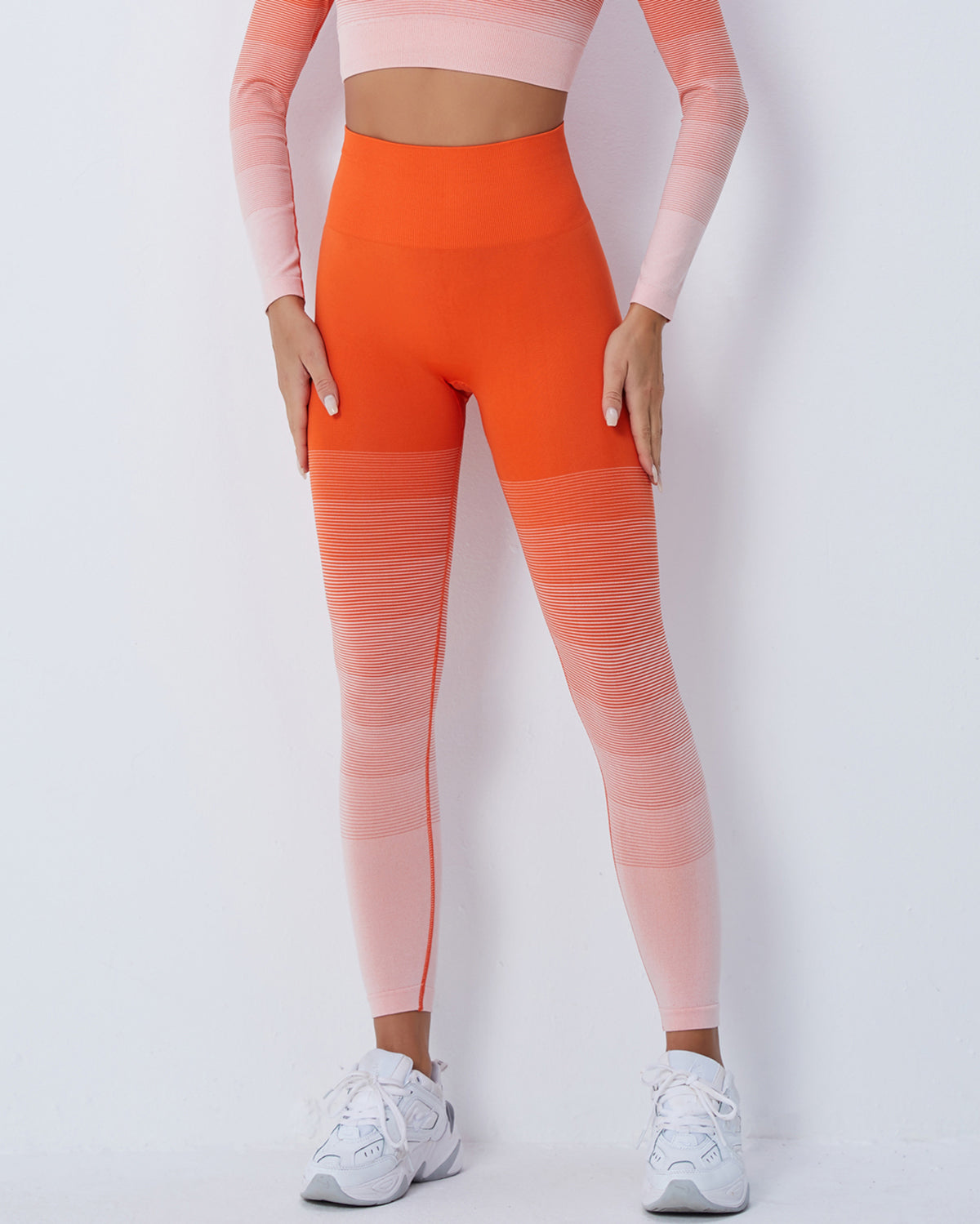 Leggings senza cuciture Qeuryn - Arancione