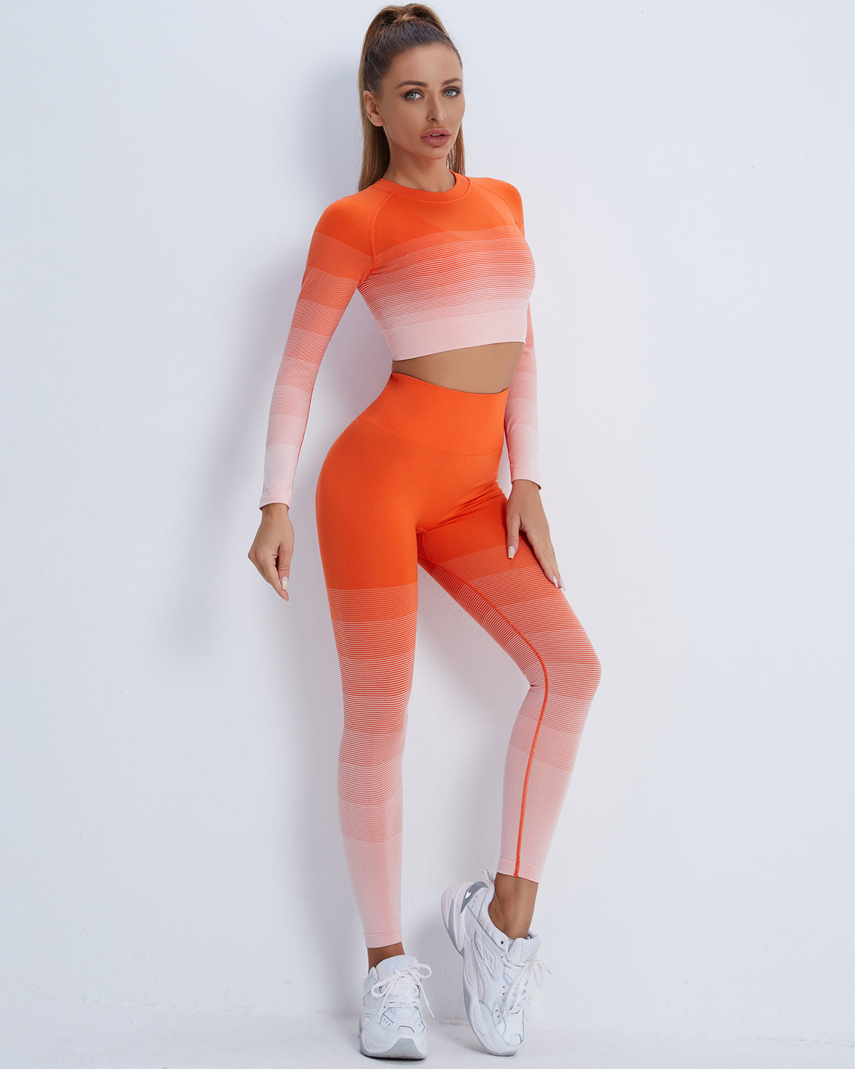 Leggings senza cuciture Qeuryn - Arancione