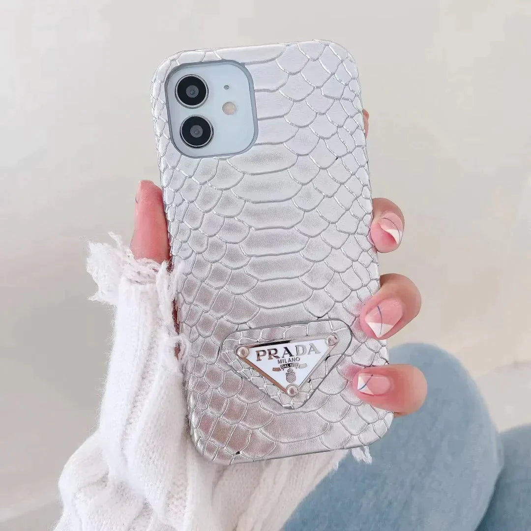 Custodia Galaxy in pelle di serpente per Samsung