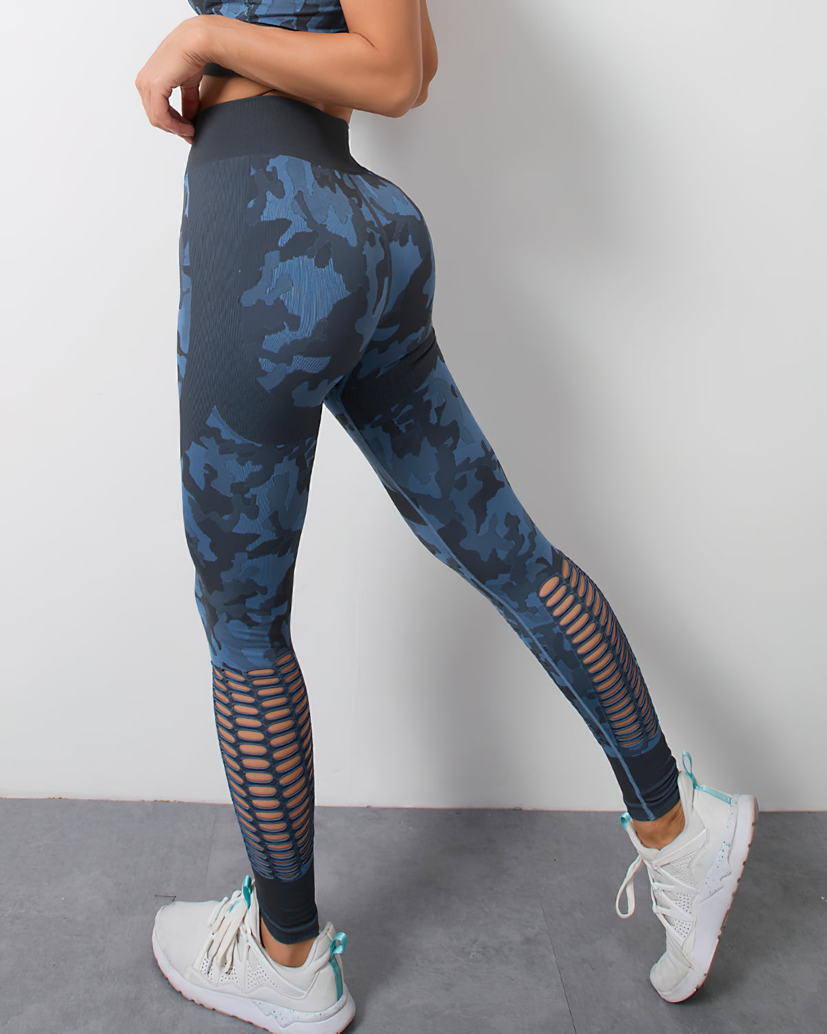 Leggings senza cuciture Soffe Laurent - Blu