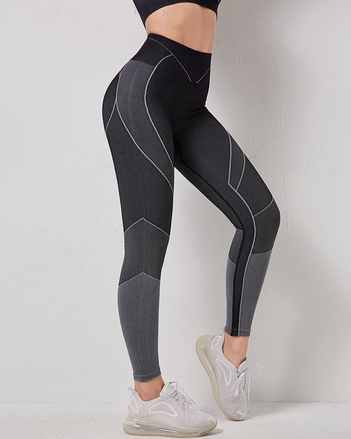 Stealth Crew Seamless Leggings - Black